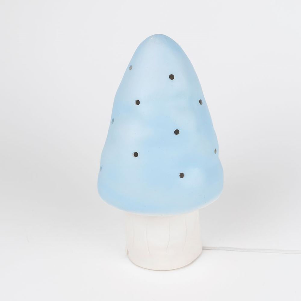 Lampa Egmont grzybkowa niebieska + ściemniacz.