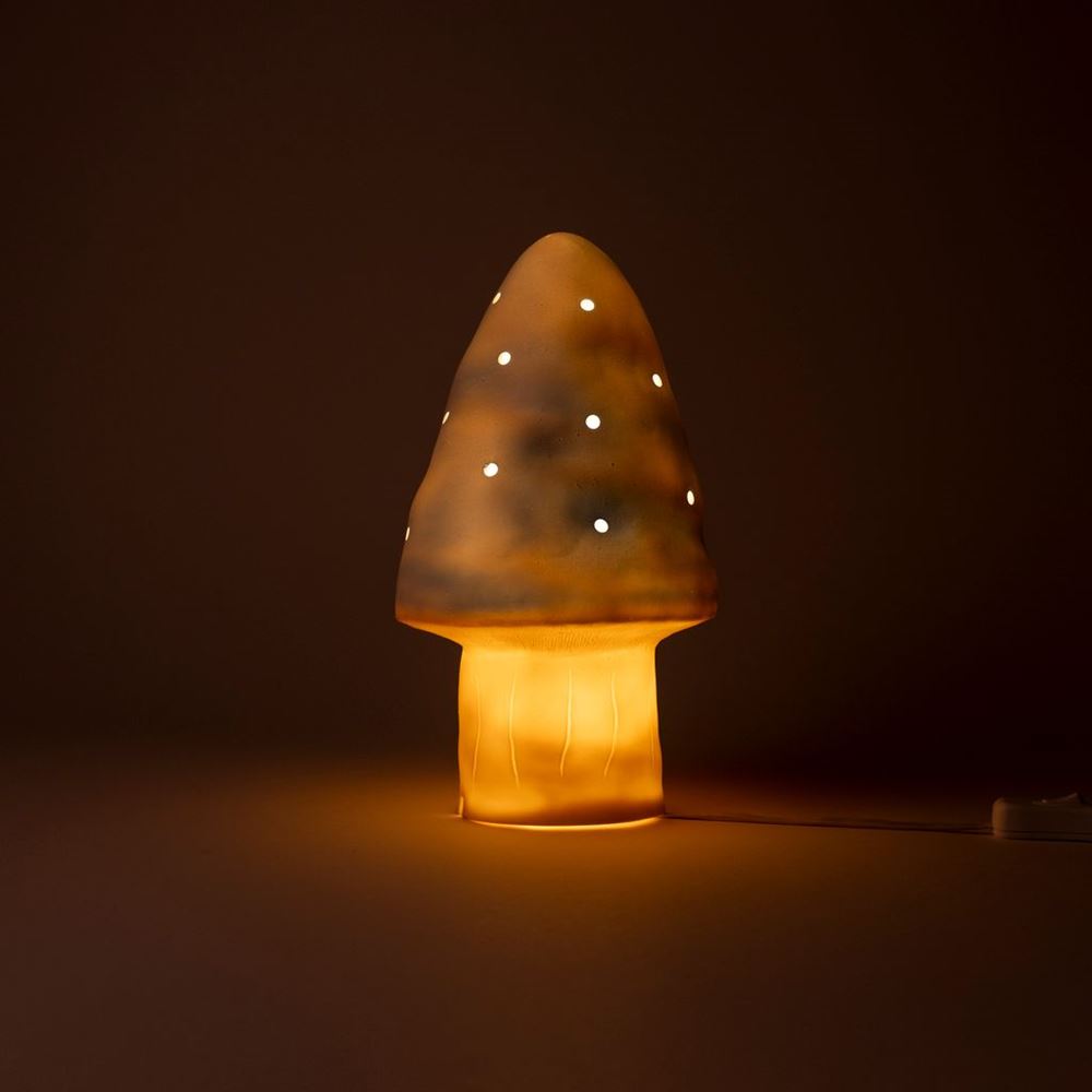 Lampa Egmont grzybkowa niebieska + ściemniacz.