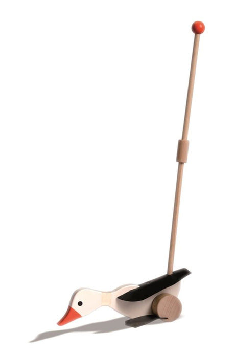 Gęś z drewnianą laską Egmont. fsc. 67cm.