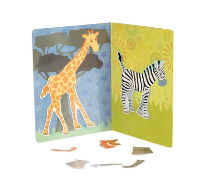 Magnetyczne puzzle ze zwierzętami firmy Egmont. 18x13cm. 3
