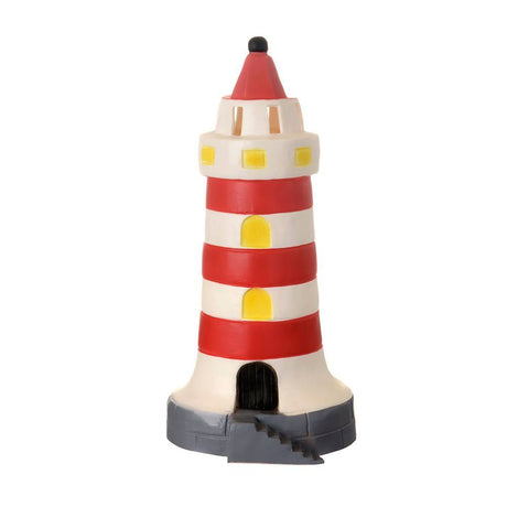 Lampa Egmont w kolorze czerwono-białym. 17x35cm