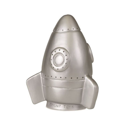 Lampa rakietowa Egmont srebrna. 25x15cm