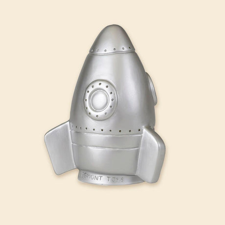 Lampa rakietowa Egmont srebrna. 25x15cm