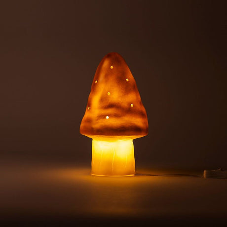 Lampa Egmont grzybek miedziana + ściemniacz.