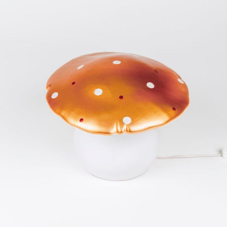 Lampa Egmont grzybek miedziana + ściemniacz.