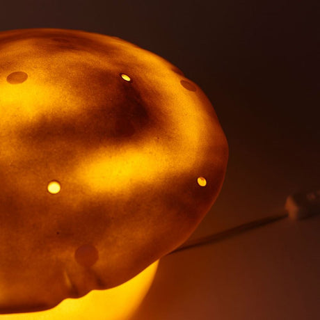 Lampa Egmont grzybek miedziana + ściemniacz.