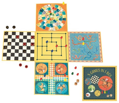 Gra: 5 gier w 1 pudełku. 5+ 21x21x10,5