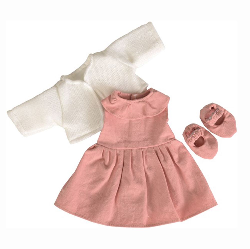 Sukienka różowa. 20 x 30 cm. 1+
