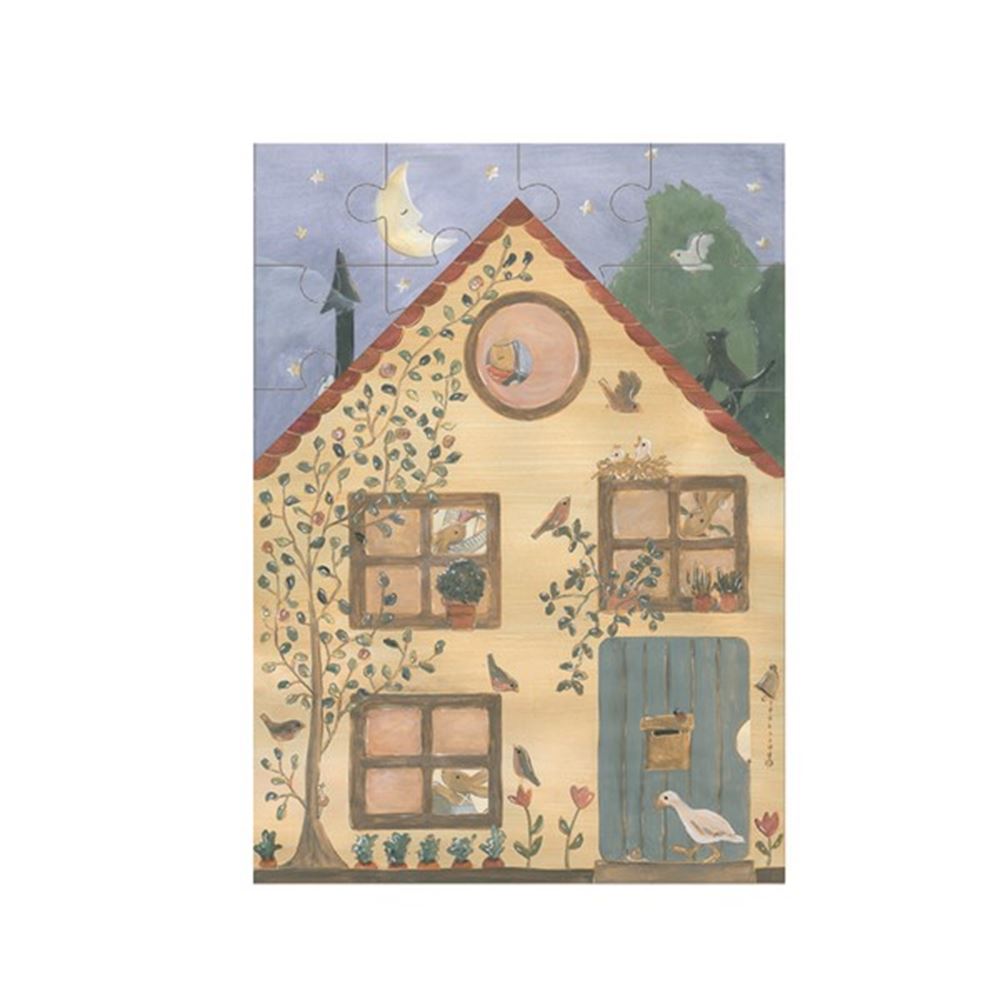 Puzzle Egmont - domek królika. karta fsc