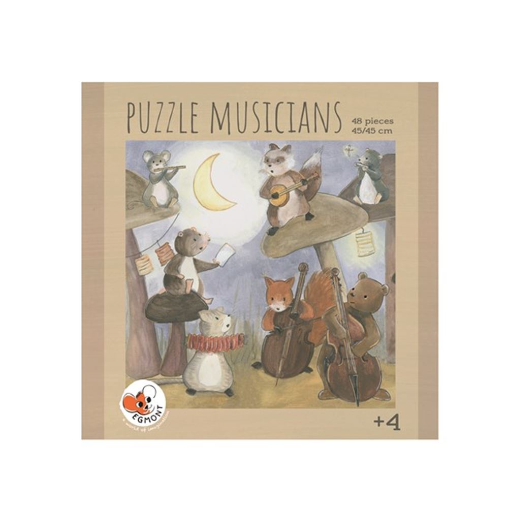 Puzzle Muzycy Egmont 48 szt. mapa fsc