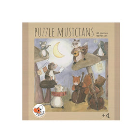 Puzzle Muzycy Egmont 48 szt. mapa fsc