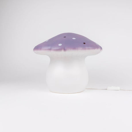 Lampa Egmont grzybkowa lawendowa + ściemniacz.