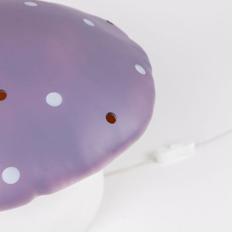 Lampa Egmont grzybkowa lawendowa + ściemniacz.