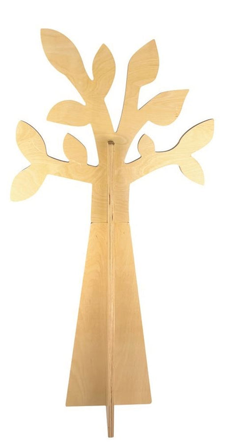 Drewniany wieszak na ubrania firmy Egmont. 100x47x25cm