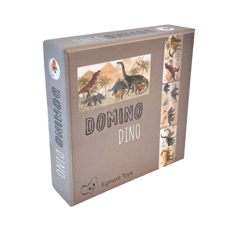 Domino kartonowe, dinozaur. karton fsc. 3+