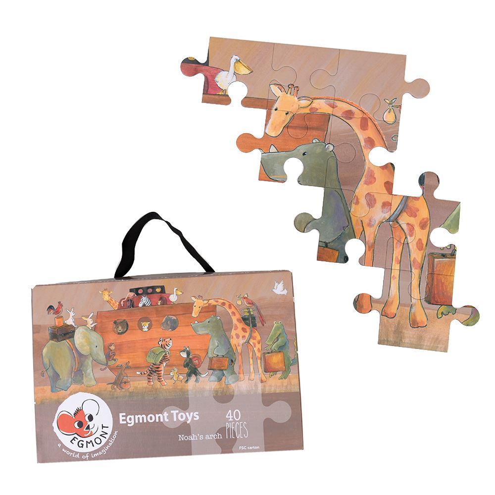 Puzzle podłogowe Egmont Arka Noego. wózek fsc
