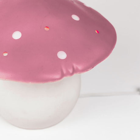 Lampa Egmont grzybkowa fioletowa + ściemniacz.