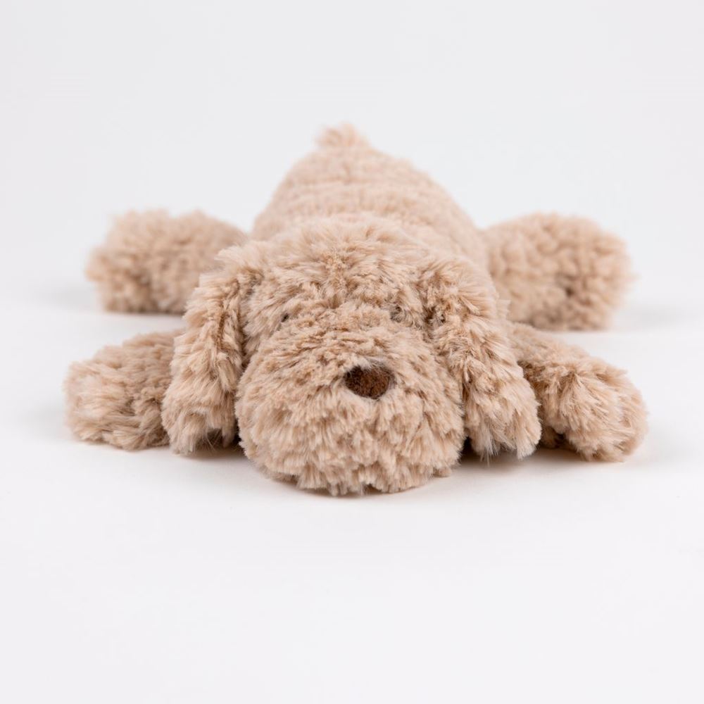 Abi egmont knuffel hond g, liggend 21 cm.