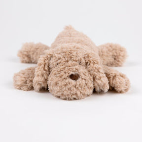Abi egmont knuffel hond g, liggend 21 cm.