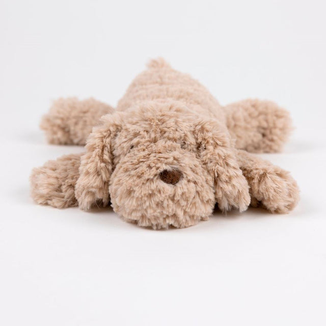 Abi egmont knuffel hond g, liggend 21 cm.