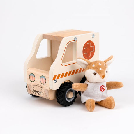 Egmont ambulance met miniatuur figuur. 3 | 2 stuks