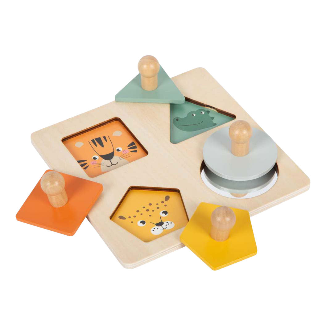 Mała stopka - drewniane puzzle montessori fsc