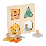 Mała stopka - drewniane puzzle montessori fsc