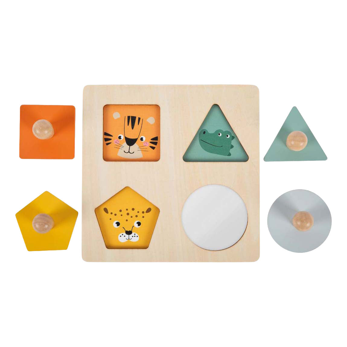 Mała stopka - drewniane puzzle montessori fsc