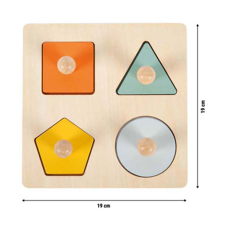 Mała stopka - drewniane puzzle montessori fsc