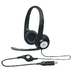 Zestaw słuchawkowy Logitec H390 USB w kolorze czarnym