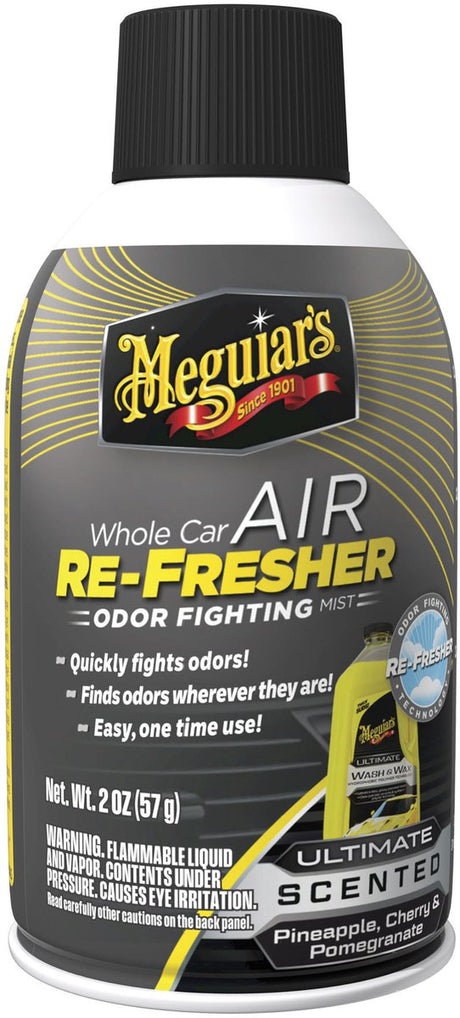 Meguiar's Meguiar's Ultimate Whole Car Air Refresher - Odświeżacz powietrza do samochodu - Usuwa niepożądane zapachy - Do wnętrz pojazdów