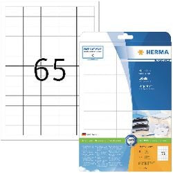 Etykiety do drukarki Herma premium a4 38,1x21,2 mm biały papier matowy 1625 szt.