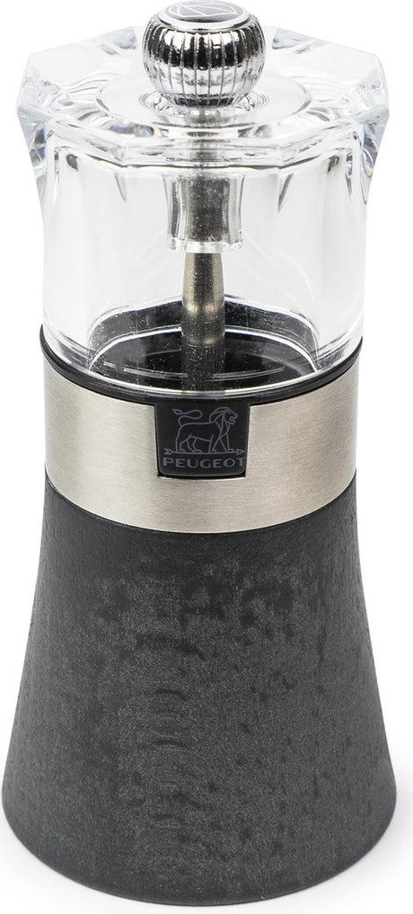 Młynek do soli Peugeot Oslo 12 cm - grafit - drewno akrylowe