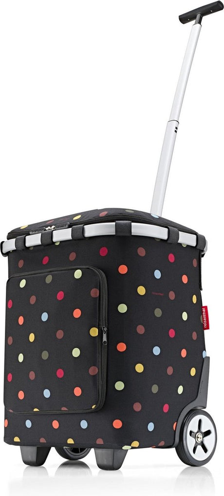 Wózek na zakupy Reisenthel carry cruiser plus - 43 + 3 l - kropki czarne