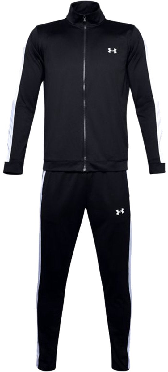 Męski dres Under Armour UA Rival Knit Track Suit-BLK - czarno - biały