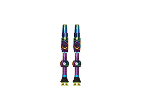 Muc-off big bore lite - zawór do zastosowania bezdętkowego - presta - 45 mm - opalizujący - konstrukcja bez rdzenia - maksymalny przepływ powietrza
