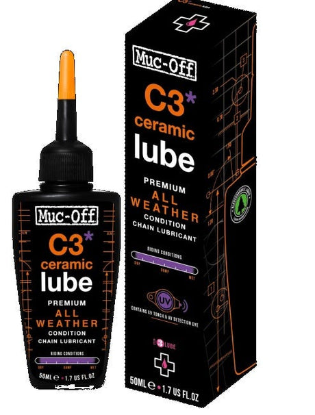 Olej do łańcucha Muc-off C3 lubrykant ceramiczny na każdą pogodę 50ml