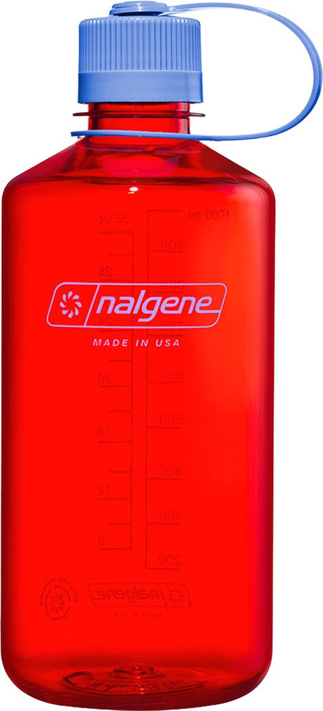 Nalgene - butelka z wąską ustą - butelka do picia - butelka na wodę - szczelna - 1000 ml - bez BPA - podtrzymania - marmolada pomarańczowa