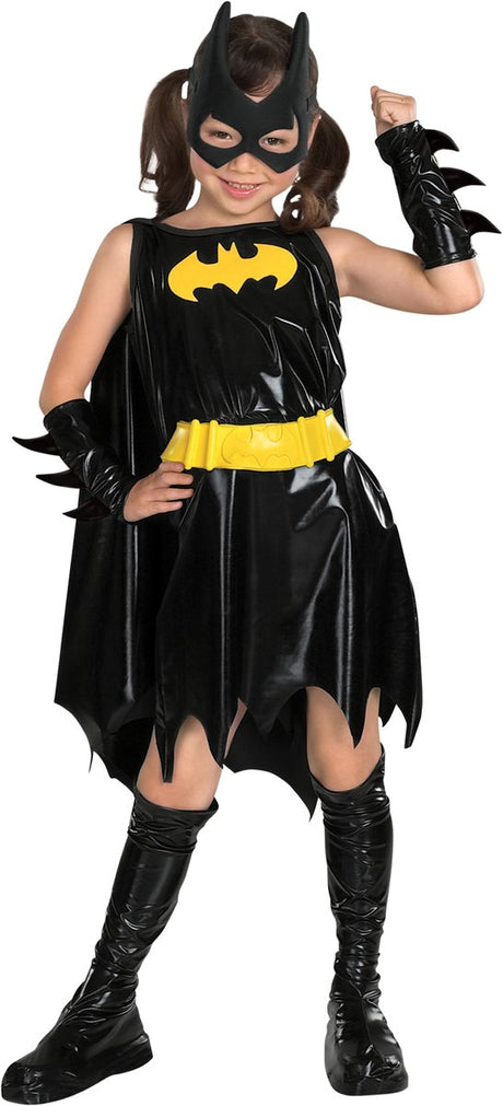 Rubinowa Batgirl Deluxe - kostium dziecięcy - rozmiar 128 140
