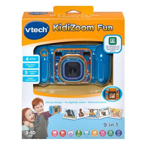 Zabawna kamera Vtech Kidizoom niebieska 9 w 1