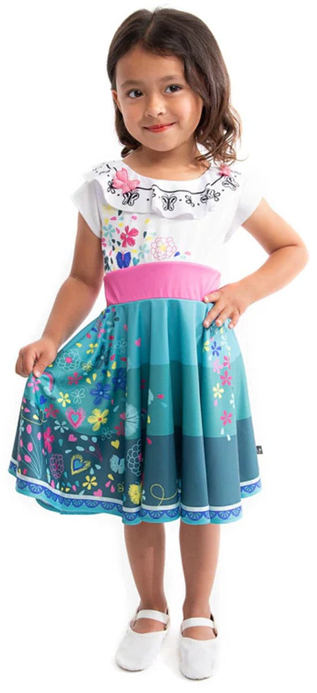 Little Adventures - cudowna sukienka w kształcie zakrętki - rozmiar 116-122