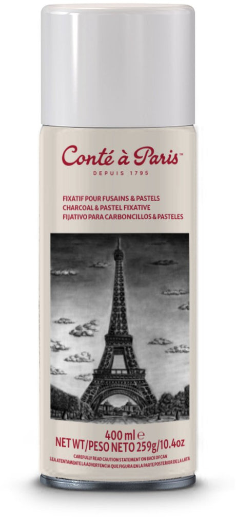 Conté à paris 50243 utrwalacz w sprayu 400 ml | utrwalacz w sprayu do rysunków pastelami i węglem