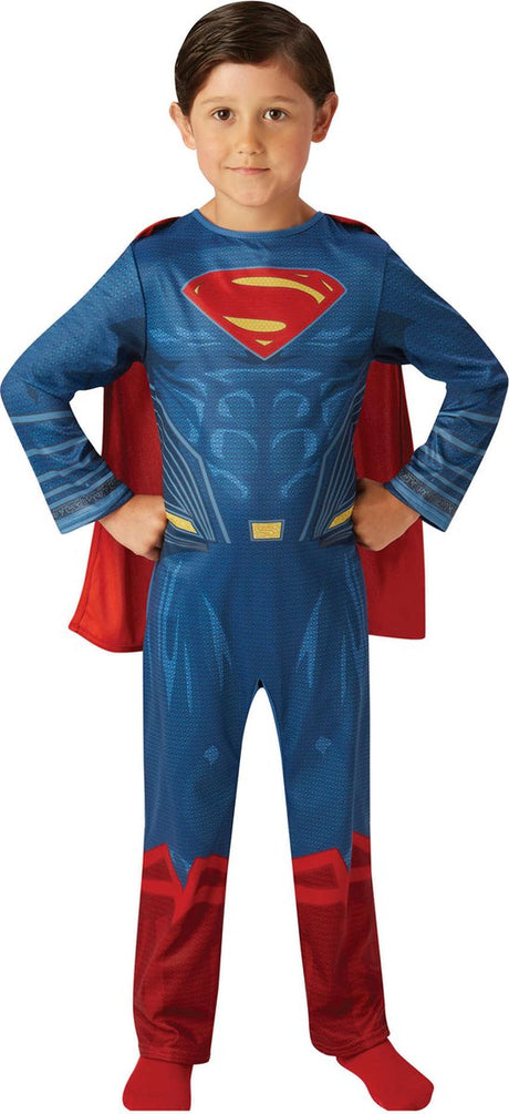 Kostium Rubies Rubie's Fancy Dress Superman junior junior w kolorze niebieskim, rozmiar 104