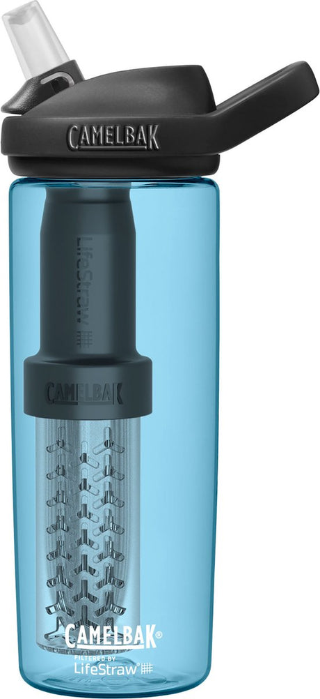 Camelbak eddy+ filtrowany przez lifestraw - 600 ml - butelka do picia - niebieska (true blue)