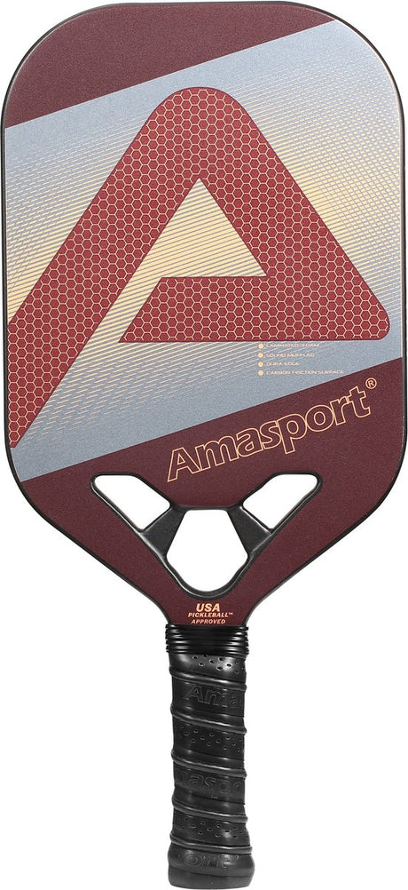 Wiosło Ama Sport Pickleball jp80-2 bordeaux – wiosło karbonowe – regulacja mocy –