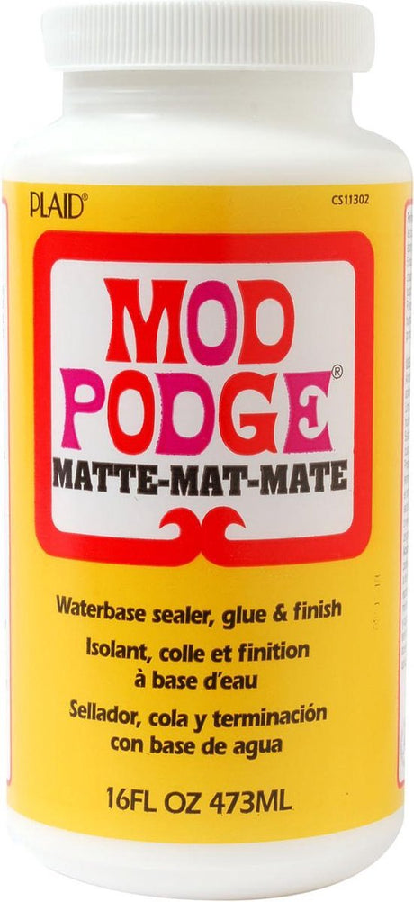 Mod podge mat - klej i uszczelniacz do hobby i dekoracji - 473ml
