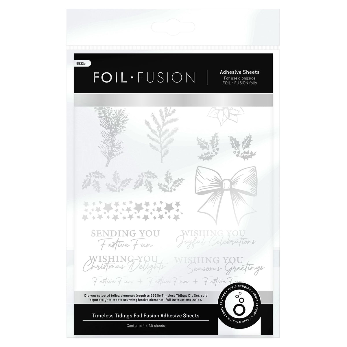 Tonic studio • ponadczasowe arkusze samoprzylepne z folią termojądrową