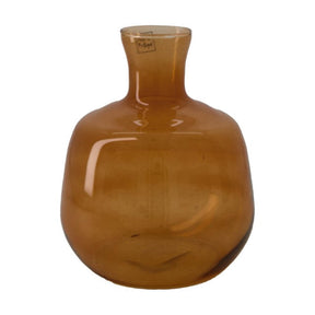 Kolekcje naturalne dijk Kolekcje naturalne Szklany wazon o wymiarach ã˜16,5x19cm brązowy
