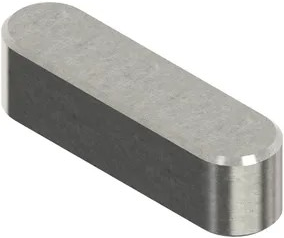 Klucz równoległy 12x8x40 a4 d6885a stal nierdzewna