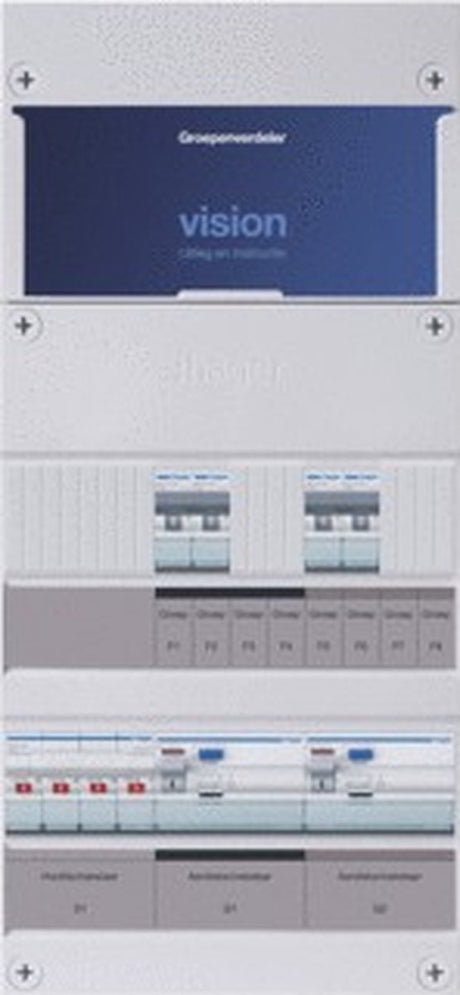 Szafka instalacyjna Hager Vision - vkg22l - e2xw2